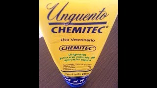 Unguento Chemitec  uma super dica para você e para seu cão [upl. by Aroz761]