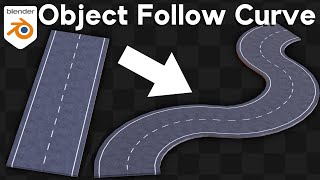 Array an Object Along a Curve in Blender Tutorial [upl. by Nnalorac]