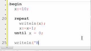 Free Pascal Program Tutorial 8  Repeat Until Loop  Lazarus [upl. by Namreh]