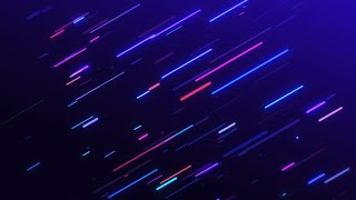 Rounded Neon Multicolored lines Animation Background Video  Footage  Screensaver [upl. by Yenrab]