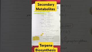 Secondary Metabolites• Biosynthesis of 5 Carbon Unit of Terpene• Acetate Mevalonate Pathway• CSIR [upl. by Dasya51]