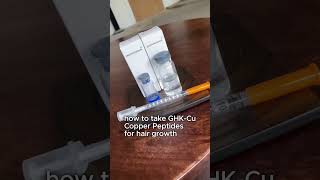 How To Copper Peptides For Hair Growth hair hairtoks foru howtoviralshortvideo howto [upl. by Nylakcaj]