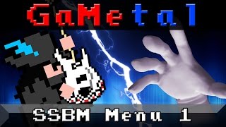 Menu 1 Super Smash Bros Melee  GaMetal Remix [upl. by Gordan]