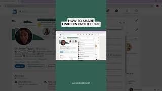 How to Share LinkedIn Profile Link [upl. by Alonso]