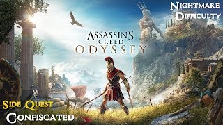 Assassins Creed Odyssey ★ Side Quest Confiscated Walkthrough [upl. by Anirac]