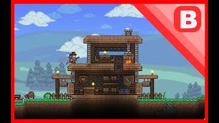 How to make a Terraria Starter House [upl. by Alpheus]