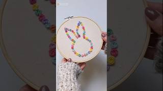 Woven Rose Stitch Tutorial embroidery handembroidery embroiderydesign [upl. by Dacie811]