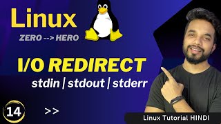 Linux Redirects  Linux Stdin Stdout Stderr HINDI [upl. by Scrogan]