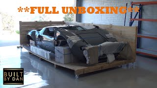 GT40 Kit Car Build  Ep 06  GT40 Delivery Day Unboxing [upl. by Vernor507]