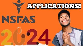 HOW TO APPLY FOR NSFAS 2024  ONLINE APPLICATIONS [upl. by Strander861]