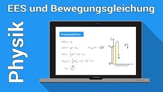 Energieerhaltung und Bewegungsgleichung Der freie Fall  Physik Nachhilfe [upl. by Atiuqcir]