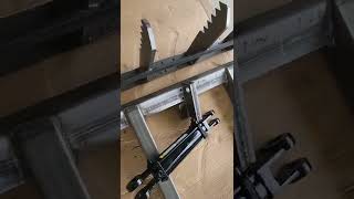 DIY Homemade Grapple for John Deere 1025R FEL pt 1 [upl. by Heimlich]