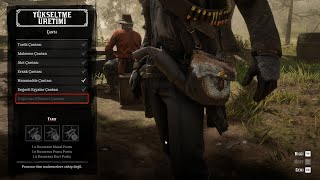 RED DEAD REDEMPTİON 2   LEGEND OF THE EAST SATCHEL  EFSANEVİ ÇANTA NASIL ÜRETİLİR [upl. by Zorine]