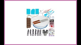 Cake Decorating Supplies Kit for Beginners by RFAQK Review [upl. by Lawlor697]