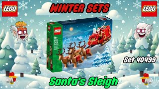 Jolly Build amp Review Lego 40499 Santa’s Sleigh – Festive Fun with OpsMan [upl. by Kataway407]