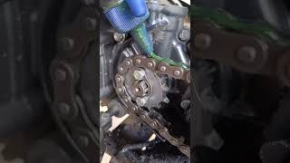 Bike Chain spoket lubrican skills shortvideo trending automobile shorts [upl. by Amuwkuhc]