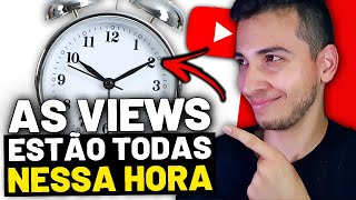 SAIBA QUAL O MELHOR HORÁRIO PARA POSTAR VÍDEO NO SEU CANAL DO YOUTUBE [upl. by Rolfe]