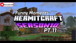 HermitCraft Season 10 Funny Moments 11 [upl. by Newg619]