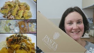 Pasta Evangelists 🍝 Unboxing Cooking amp Review [upl. by Ellerrad728]