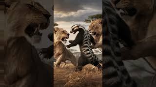 Honey Badger Stoffel Escapes His Enclosure and Battles a Lion [upl. by Dafodil807]