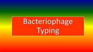 BACTERIOPHAGE TYPING [upl. by Elli869]