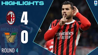 Milan  Venezia  40  Gli Highlights  Lega Serie A 202425 [upl. by Eibrab479]