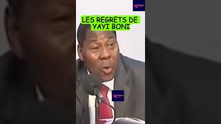 Yayi Boni dit être devenu président par accident [upl. by Ellimahs173]