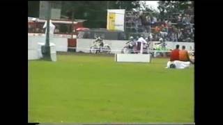 Simon Wigg Grasstrack Crash [upl. by Teerpnam343]