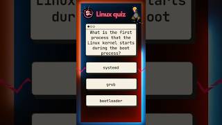 What is the first process that the Linux kernel starts during the boot process quiz learnlinux [upl. by Boak676]