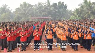 EXPERT PU COLLEGE VALACHIL MANGALORE SORTSDAY 2016 [upl. by Ecyarg]