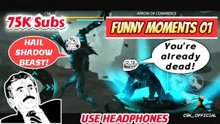 Shadow Fight 3 Funny Moments 75K Subs  CSK OFFICIAL [upl. by Airegin]