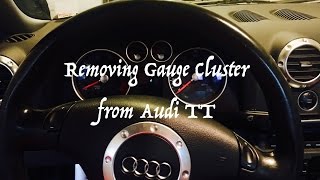 How to remove gauge cluster in an Audi TT [upl. by Tyree]