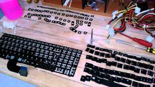 Acer Aspire E1571G cleaning keyboard [upl. by Penelope]