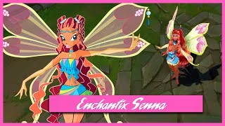 Enchantix Senna League of Legends Winx Club Custom Skin [upl. by Wolf906]