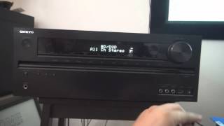 Onkyo TXNR509 problems no sound [upl. by Eldoria456]