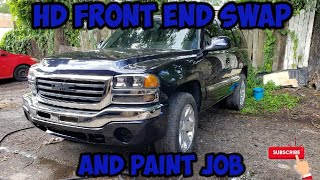 YUKON HD FRONT END SWAP AND PAINT HDFRONTEND HDFRONTENDSWAP HDYUKON [upl. by Sonnnie923]