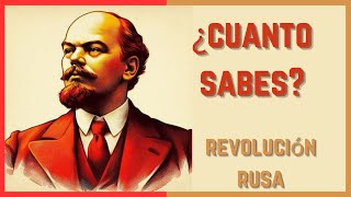 QUIZ de la REVOLUCIÓN RUSA ¿Eres un AUTÉNTICO experto [upl. by Acquah688]