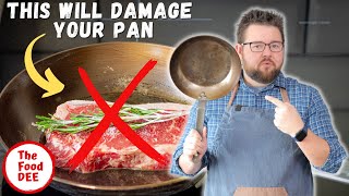 Don’t Make this Mistake Follow These Rules for Carbon Steel Cookware amp Cast iron [upl. by Eimilb]