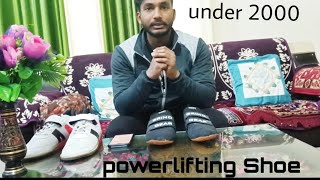 Best powerlifting shoes under 2000 💪increase your lift 💪🏋‍♂️ [upl. by Attelrahs]