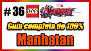 LEGO Marvel Vengadores  Guía de 100  Parte 36  Manhatan Modo Libre [upl. by Aleina147]