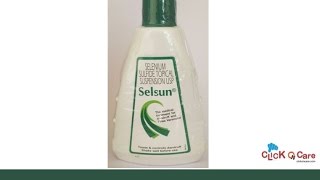 Selsun Shampoo For Dandruff amp Hair Fall  ClickOnCare [upl. by Infield]