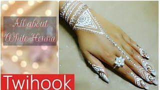 All About White Henna  How to Apply  How to Remove Tutorial by Priyanka [upl. by Elatia]