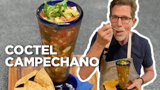 Rick Bayless quotCoctel Campechanoquot Deluxe Seafood Cocktail [upl. by Innos]