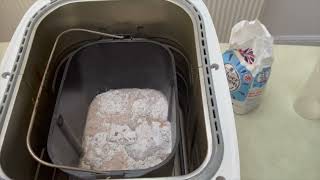 Making Wholemeal Bread in a Panasonic bread maker [upl. by Oibaf]