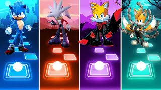 Sonic The Hedgehog Vs Spidey Tails Vs Silver Sonic Vs Nine Tails Who Is Win ✅▶️ [upl. by Laup]