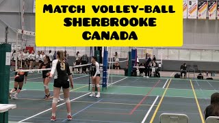 Match VolleyBall Sherbrooke Canada [upl. by Maffa511]