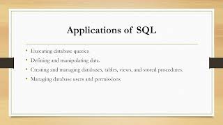 Understanding SQL Features Commands and Database Concepts [upl. by Mages755]