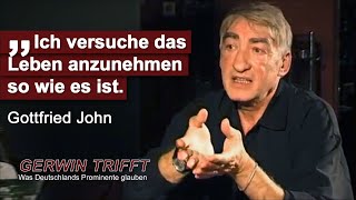 Gerwin Trifft Gottfried John erfolgreich auf deutschen und internationalen Bühnen  INTERVIEW [upl. by Anilos]