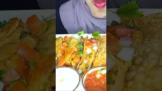 asmreating asmr mukbang tacos biggbites food eatingsounds eatingvideos foodie indianfood [upl. by Nodnyl686]