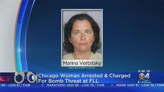 Woman Charged In Bomb Scare At Fort LauderdaleHollywood International Airport [upl. by Misak]